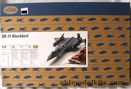 Testors 1/48 SR-71A or SR-71B or CIA A-12/M-12, 7584 plastic model kit